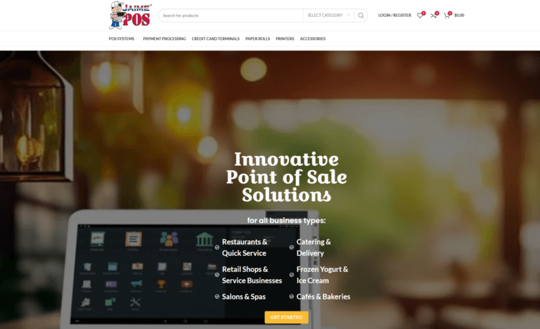 JaimePOS is a merchant services company that focuses on providing tailored point of sale solutions and exceptional customer service while helping merchants save money through fair and consistent processing rates. The company places a strong emphasis on integrity, values, and honesty in all of its business practices.